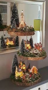 35 Stunning Christmas Village Display Ideas For Home Decoration In 2020 Affordable Christmas Decorations Easy Christmas Decorations Christmas Decorations Cheap
