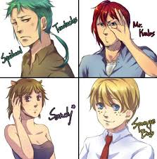 Spongebob Squarepants Spongebob Anime Anime Anime Version