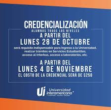Comunidad Inter A Partir De Este Lunes Deben Solicitar Su Credencial En El Area De Servicios Estudiantiles Pues Sera Uso Obligatorio Portarla Pa Boarding Pass