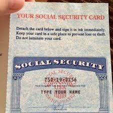 Information required to get a social security card. Social Security Card 17 Ssn Download Social Security Card Id Card Template Birth Certificate Template