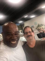 Brandon Thompson Food was so good he had to kiss the cook. @ Chef Nelly  nell I did saugage and hot dogs with rotel inspired chef Monét Rumph the  event was all