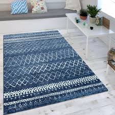 Wohnzimmer Teppich Indigo Blau Trend Modernes Skandinavisches Muster Rakuten Wohnzimmer Teppich Teppich Grosse Teppiche