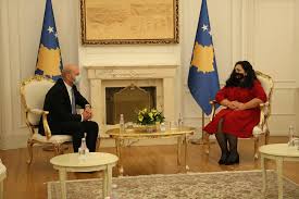 Kosovo newly elected president vjosa osmani sadriu smiles after being elected in capital pristina, kosovo on sunday, april 4, 2021. Dr Vjosa Osmani Officially Assumes The Function Of The Acting President Of Kosovo News Events President Of The Republic Of Kosovo Dr Vjosa Osmani Sadriu