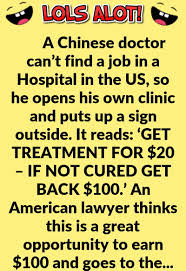 Most Hilarious Joke A Chinese Doctor Opening A Clinic Best Funny Jokes Good Jokes Funny Long Jokes