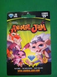 Easy Gift Idea For Kids National Geographic Animal Jam Online Membership Animal Jam National Geographic Animals Cards