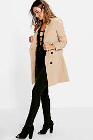 Add to shortlist add to new collection report product. Petite Double Breasted Camel Duster Coat Boohoo