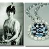 Neoglory blue crystals heart love shaped necklaces jewelry, heart of the ocean necklace from titanic crystal pendant for women gift 18+2inch. 1