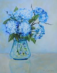 Check spelling or type a new query. Blue Hydrangea Flowers Bouquet Painting On Canvas Impressionistic Style Flowers Abstract Floral Art Modern Impressionism Contemporary Garden Painting Painting By Sveta Osborne Saatchi Art