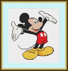 Disney baby daisy duck with butterfly free cross stitch pattern. Mickey Mouse Cross Stitch Pattern Disney Cross Stitch Disney Etsy