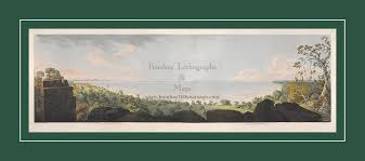 Lithograph- View from Malabar Hill ...