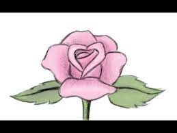 How To Draw A Beautiful Rose Flower Yzarts Yzarts Youtube This is a more involved flower to draw, so study it carefully.