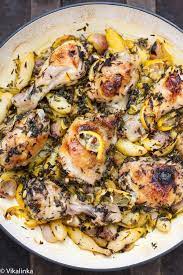 Roast Chicken With Jerusalem Artichokes And Lemons Vikalinka Cooking Recipes Recipes Poultry Recipes