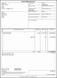 How To Create Proforma Invoice In Tally Erp 9 O2kwu In 2020 Invoice Format Invoice Template Invoice Format In Excel