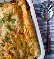 This chicken pot pie recipe is made by poaching uncooked chicken in stock and milk which is then used as the broth for the creamy filling. Mediterranean Chicken Pot Pie Eat Live Travel Write
