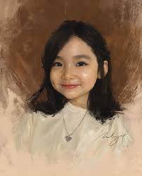 boyfriend told me to paint Pam's painting.. she's not perfect but she's  cute… but you know what I find sexy? Pam's Art.