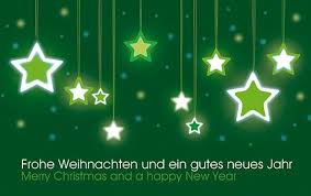 Das wichtigste fest in deutschland ist weihnachten. Weihnachtskarte Grune Sternenkette Mit Deutsch Englischem Weihnachtsgruss Weihnachtskarten Weihnachtsgrusse Karten