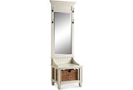 Made of gorgeous wood, stained to perfection, and built. Stein World Hall Trees White Hall Tree With Mirror Pedigo Furniture Hall Tree