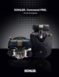 Kohler cornered the market on engine manufacturing back in the early 20th century and maintains its status as one of the best known engine companies today. Kohler Command Pro 34 40hp Pdf Kohler Engines
