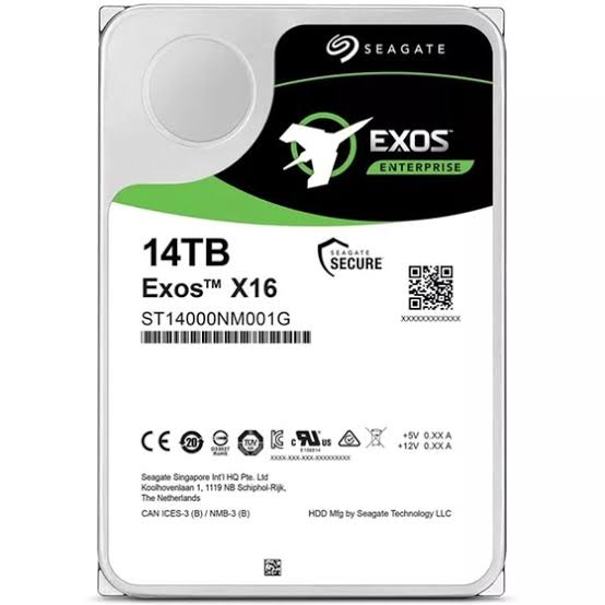 هارد اینترنال سیگیت مدل ST14000NM001G Exos X16 با ظرفیت 14 ترابایت