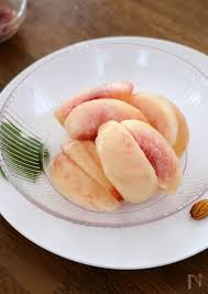 失敗しない桃の切り方と変色止め by お天気ママ 食養生研究家 レシピサイト nadia ナディア プロの料理家のおいしいレシピ レシピ レシピ 食べ物のアイデア 桃