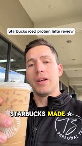Starbucks sugar free ice protein latte review🫡, #starbucks  #starbucksprotein #starbucksproteindrink #proteinshake #proteincoffee