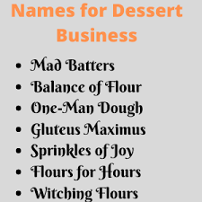 I mean, sugar is white. Bakery Names Best Bakery Names In The World Cute Modern Memorable