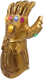 Download and print free thanos infinity gauntlet coloring pages. Amazon Com Led Light Up Thanos Infinity Gauntlet For The Electronic Fist Pvc Gloves With Batteries Gold Adults Clothing