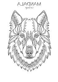Loup garou personnages coloriages à imprimer. 15 Beau De Coloriage Mandala Loup Photos Coloriage Mandala Animaux Coloriage Mandala Coloriage Zen Animaux