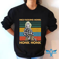 Just your everyday smooth, comfy tee, a wardrobe staple. Beetlejuice Nice Fucking Model Honk Honk Vintage T Shirt