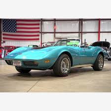 Image result for Blue Green 1973 Corvette