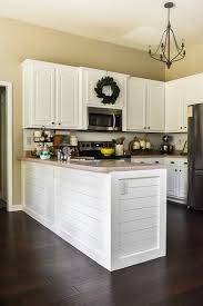 As we continue to add finishing touches to our kitchen i am always looking for diy's that add character on a budget. Shiplap Kitchen Island 18 Just Measuring Up