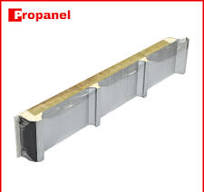 Custom Rock wool Sandwich Roof Panel with PU Sealing ...
