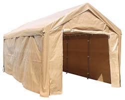 Purchase your 10' x 20' large party wedding tent today! Aleko Heavy Duty Outdoor Canopy Carport Tent 10 X20 Contemporary Canopies Tents By Aleko Products Houzz