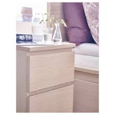 Another original idea for your ikea malm nightstand is to place a chair. Malm 2 Drawer Chest White Stained Oak Veneer 15 3 4x21 5 8 Ikea