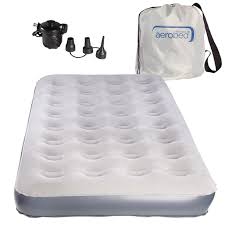 Aerobed Extra Bed Twin Air Mattress With Pump Inflatable Mattress Twin Air Bed With Pump Blow Up Mattress Aerobed Pump Walmart Com Walmart Com