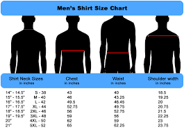Mens Suit Sizing Chart