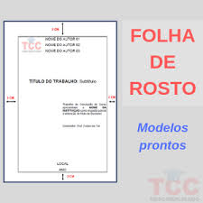 Capa De Um Trabalho De Portugues A Folha De Rosto E Um Elemento Pre Textual Obrigatorio Em Trabalho De Conclusao De Curso As Norma Folha De Rosto Abnt Folha De Rosto Como Fazer Uma Monografia