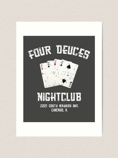 Four Deuces Nightclub" Art Print for Sale by havatees | Redbubble