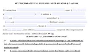 Coronavirus spostamenti zona arancione quando serve? Zona Arancione Autodichiarazione Per Gli Spostamenti Scarica Pdf