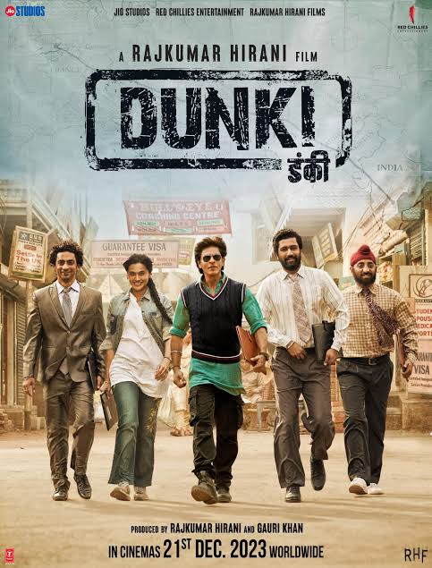 Dunki (2023) Bollywood Hindi Full Movie WEB-DL 480p, 720p & 1080p Download