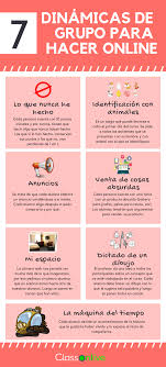 7 Dinamicas De Grupo Para Hacer Online Classonlive Tecnicas De Ensenanza Dinamicas En Clase Estrategias De Ensenanza Aprendizaje
