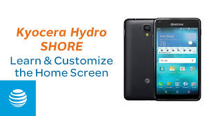 home screen on your kyocera hydro s