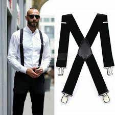 Hosenträger vergleich 2021 und die aktuelle hosenträger empfehlung auf strawpoll.de. 5cm Herren Hosentrager Mit 4 Clips Extra Breit X Form Hosen Starken Versch Ebay