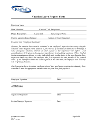 How does paid time off (pto) accrue? 50 Professional Employee Vacation Request Forms Word á… Templatelab