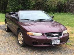 Chrysler Sebring Jxl Beautiful Burgundy Covertible Black Top 1999 Chrysler Sebring Jxl Priced To Sell - Auction Cars Chrysler Sebring Car Brand Things To Sell