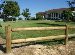 It offers a rustic look and is one of the easiest fences to build. Why Consider Two Rail Wood Post And Rail Fencing