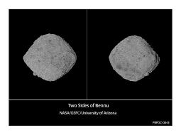 Two Sides Of Bennu Our Solar System Spacecraft Solar System