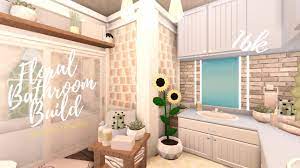 Tiny house layout house layout plans house layouts sims 4 house design unique. Bloxburg Floral Bathroom Idea Pineapplebuilds Youtube
