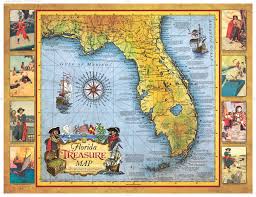 Avast Me Hearties It S National Talk Like A Pirate Day Source Http Historicprint Com Sites Default Fi Treasure Maps Pirate Treasure Maps Map Of Florida