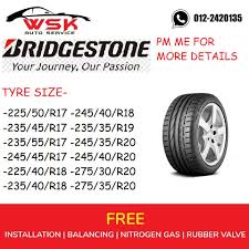 Car tyre (all inclusive pricing) qty left = 4 units sku: Bridgestone Prices And Promotions Jun 2021 Shopee Malaysia